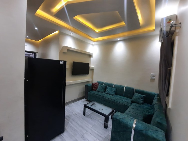 Двуспальная квартира в Хургаде за отелем Elysees Хургада с современной мебелью через дорогу от моря