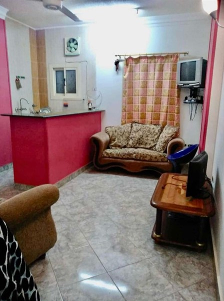 Immobilien in Hurghada. Gemütliche Wohnung mit einem Schlafzimmer in der Gegend von Kawther. Nah am 