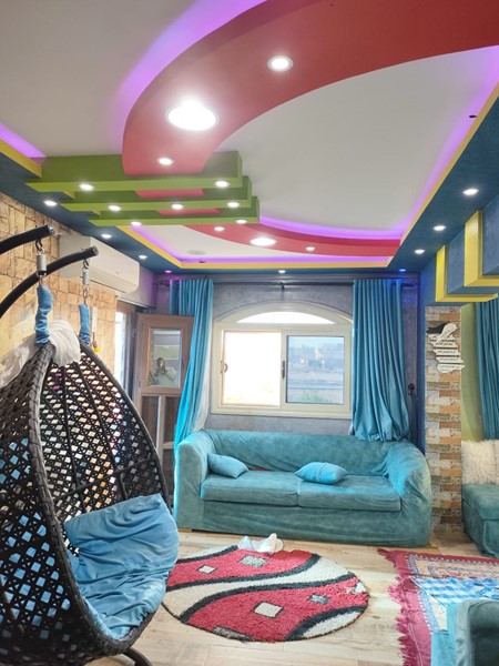 Шикарная четырехспальная квартира в Хургаде, Мубарак 11 с отделкой и современной мебелью. Море рядом