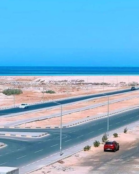 Sea View 2BD apartment in Hurghada, Mubarak 11. No maintenance. Close to free public beach