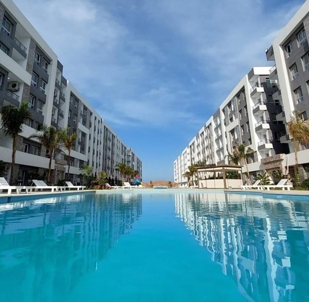 Fanadir Bay Resort Hurghada-First-Line-Projekt. Fantastische 2-Zimmer-Wohnung mit Meerblick. Privats