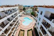 Möblierte 1BD-Wohnung in Hurghada, Kawther. Komplex Makramia mit Pool, nahe dem Meer