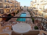 Pool view 1BD apartment for sale in Hurghada, compound with pool Sky, Al Ahyaa. Front of the sea