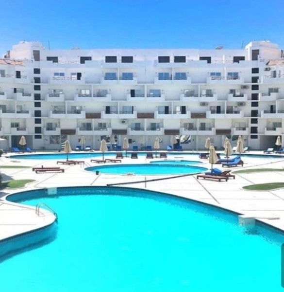 Tiba View Hurghada apartment for sale. Spacious studio for sale near the sea. No maintenance fees