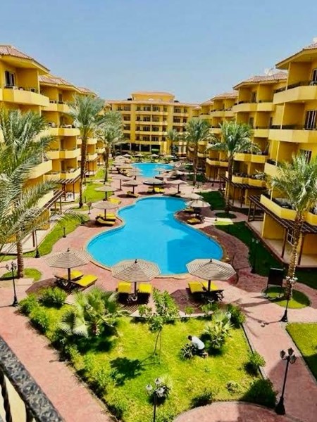 British Resort Hurghada, El Kawther. Furnished 2BD apartment with pool view. Near Mamsha & Beach