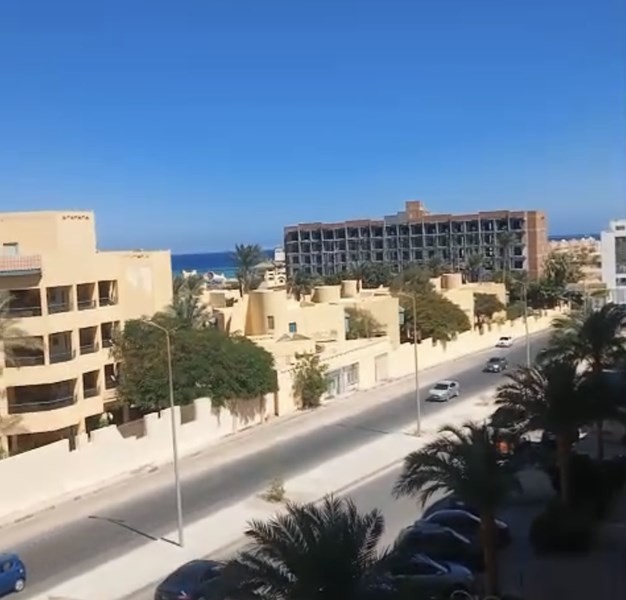 Spacious, 82m, 1 BD Sea View apartment in Florenza Khamsin Hurghada for sale | Private beach, pools 