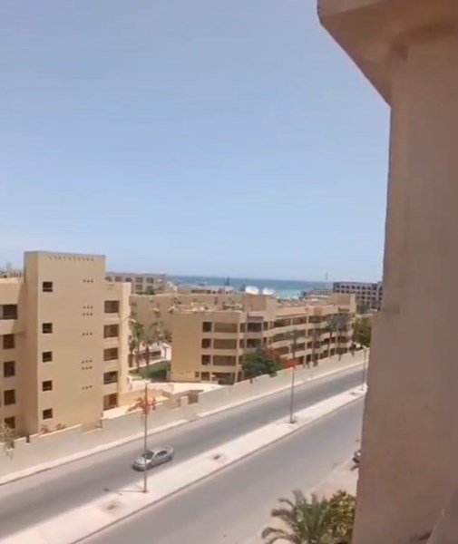 Sea view, furnished & equipped 1 BD apartment in Florenza Khamsin, Hurghada. Near the sea